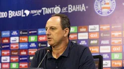 Rogério Ceni durante coletiva do Bahia