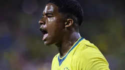 Endrick na Seleção Brasileira.