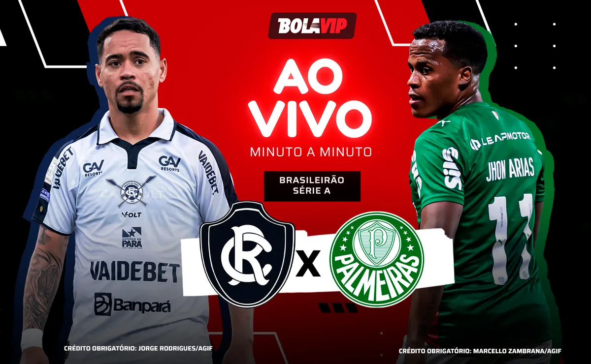 Remo x Palmeiras AO VIVO e GRÁTIS – Onde assistir jogo em tempo real pelo Brasileirão
