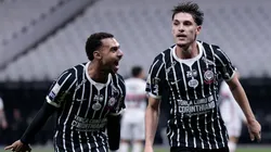 SP - SAO PAULO - 10/05/2026 - BRASILEIRO A 2026, CORINTHIANS X SAO PAULO - Breno Bidon jogador do Corinthians comemora seu gol durante partida contra o Sao Paulo no estadio Arena Corinthians pelo campeonato Brasileiro A 2026. Foto: Marcello Zambrana/AGIF
