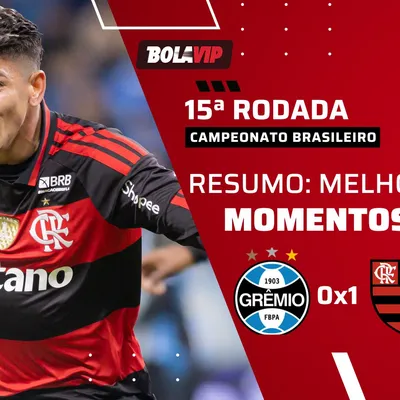 Flamengo mostra domínio e vence o Grêmio pelo Brasileirão