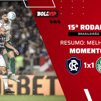 Remo abre e Palmeiras empata o placar pelo Brasileirão