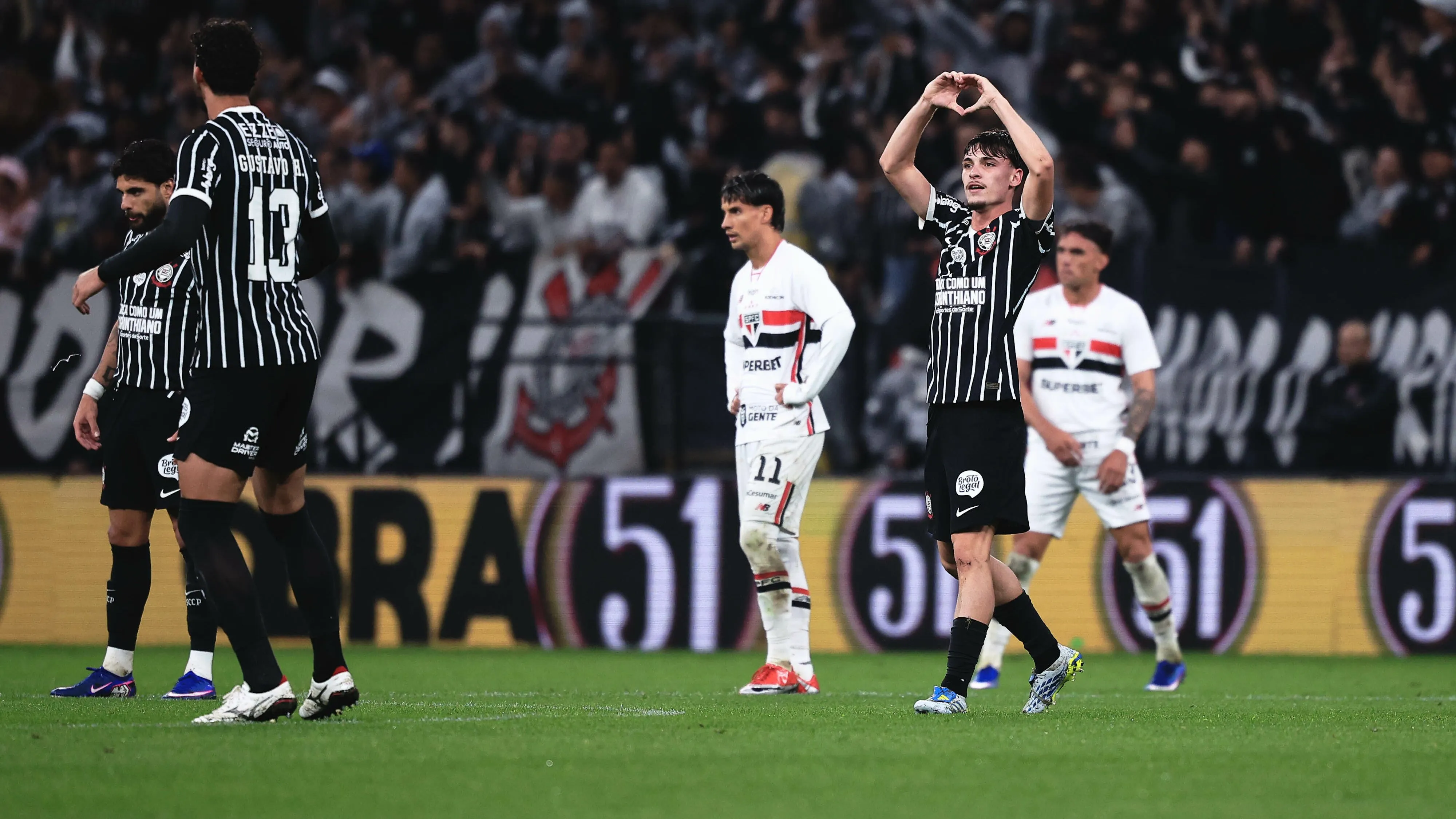 Corinthians X São Paulo. Foto: Ettore Chiereguini/AGIF