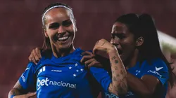 Leticia celebra gol contra o América - Foto: Gustavo Martins/ Cruzeiro