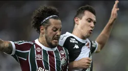 Lucas Piton (à direita), do Vasco, é um nome que interessa ao SPFC em possível negociação por Arboleda