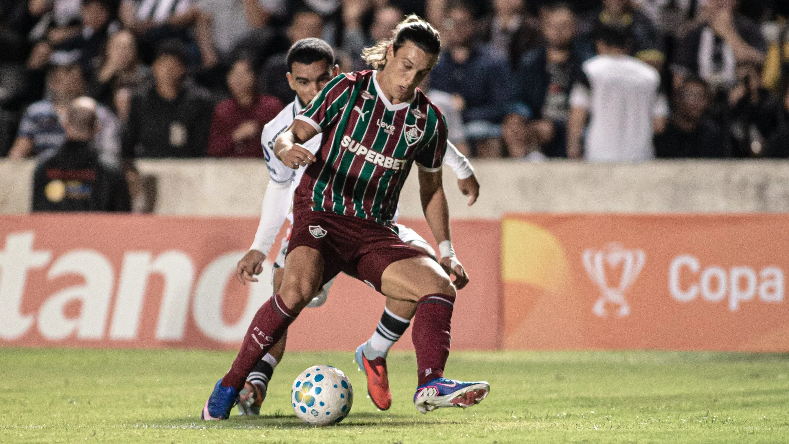 Canobbio jogador do Fluminense durante partida contra o Operario no estadio Germano Kruger pelo campeonato Copa Do Brasil 2026. Foto: Giovani Baccin/AGIF