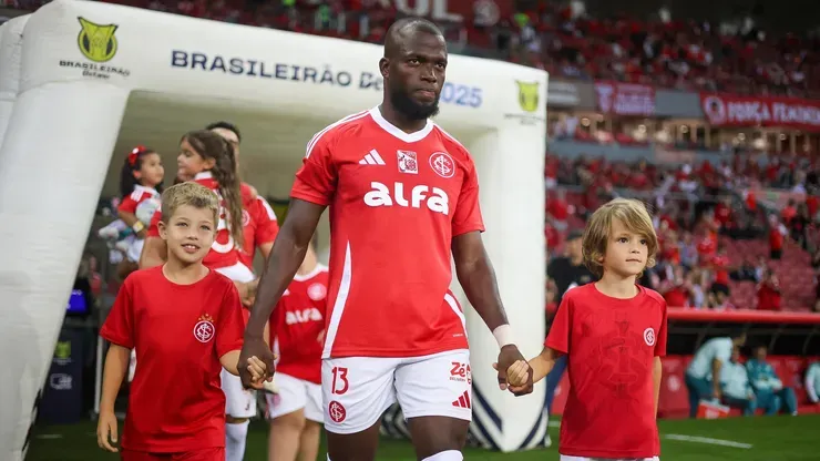 Enner Valencia, antes de jogo contra o Cruzeiro pelo Brasileirão (Ricardo Duarte/Internacional)