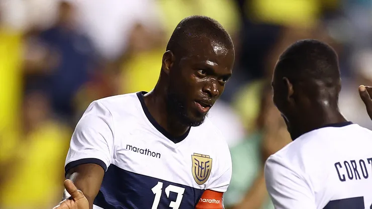 Enner Valência atuando pela seleção equatoriana (Foto: Tim Nwachukwu/Getty Images)