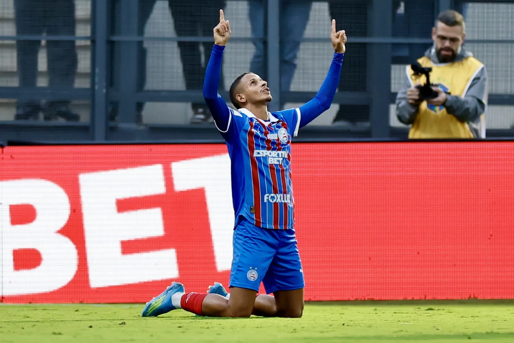 Luciano Juba vive grande fase no Bahia. Foto: Marcello Zambrana/AGIF