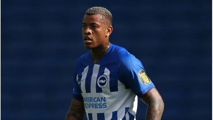 Igor Julio em ação pelo Brighton. Photo by Steve Bardens/Getty Images