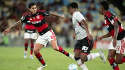 Pedro jogador do Flamengo durante partida contra o Vitoria. Foto: Jorge Rodrigues/AGIF