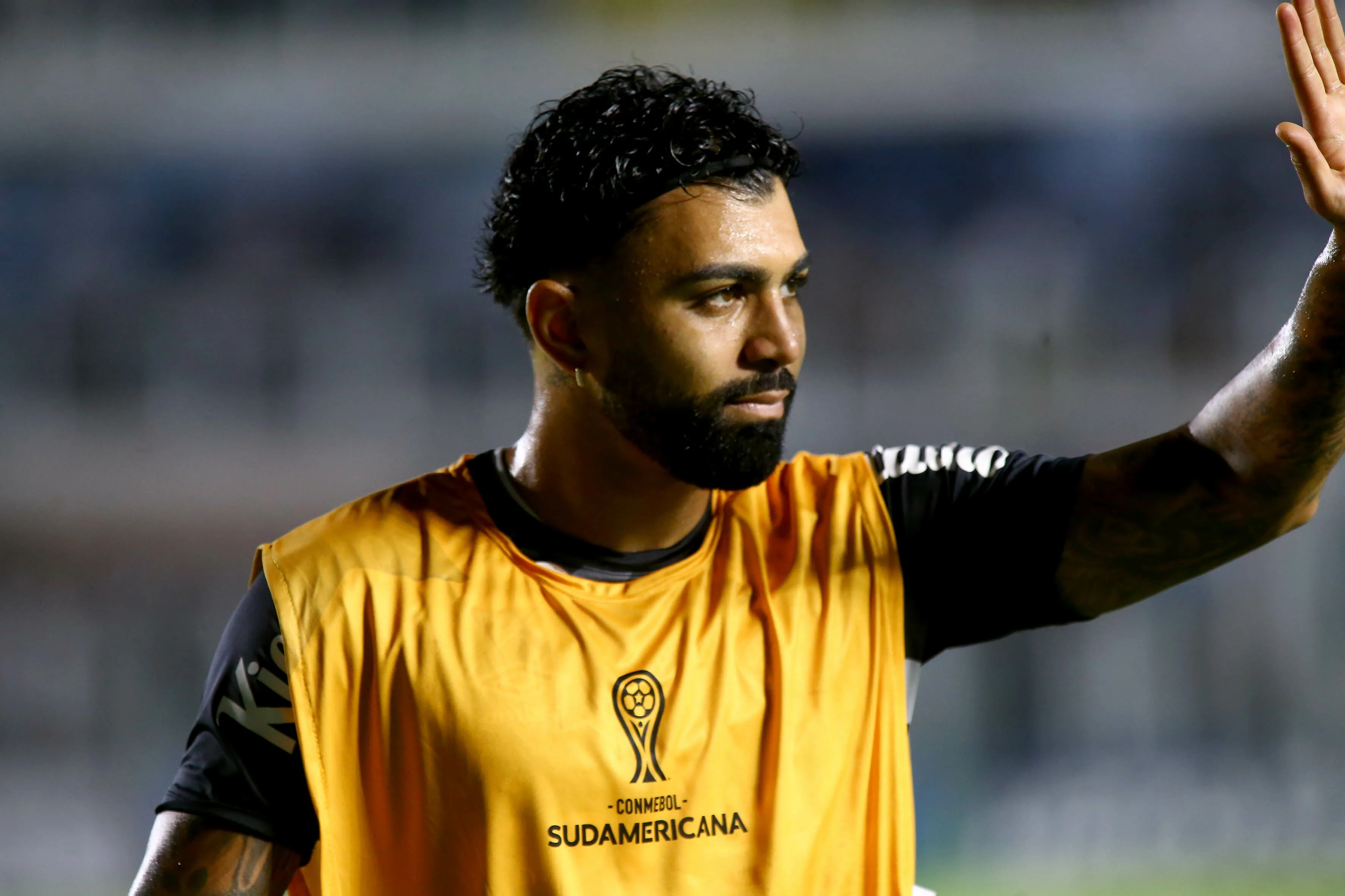 Gabigol perde espaço no Peixe.Foto: Mauricio De Souza/AGIF 