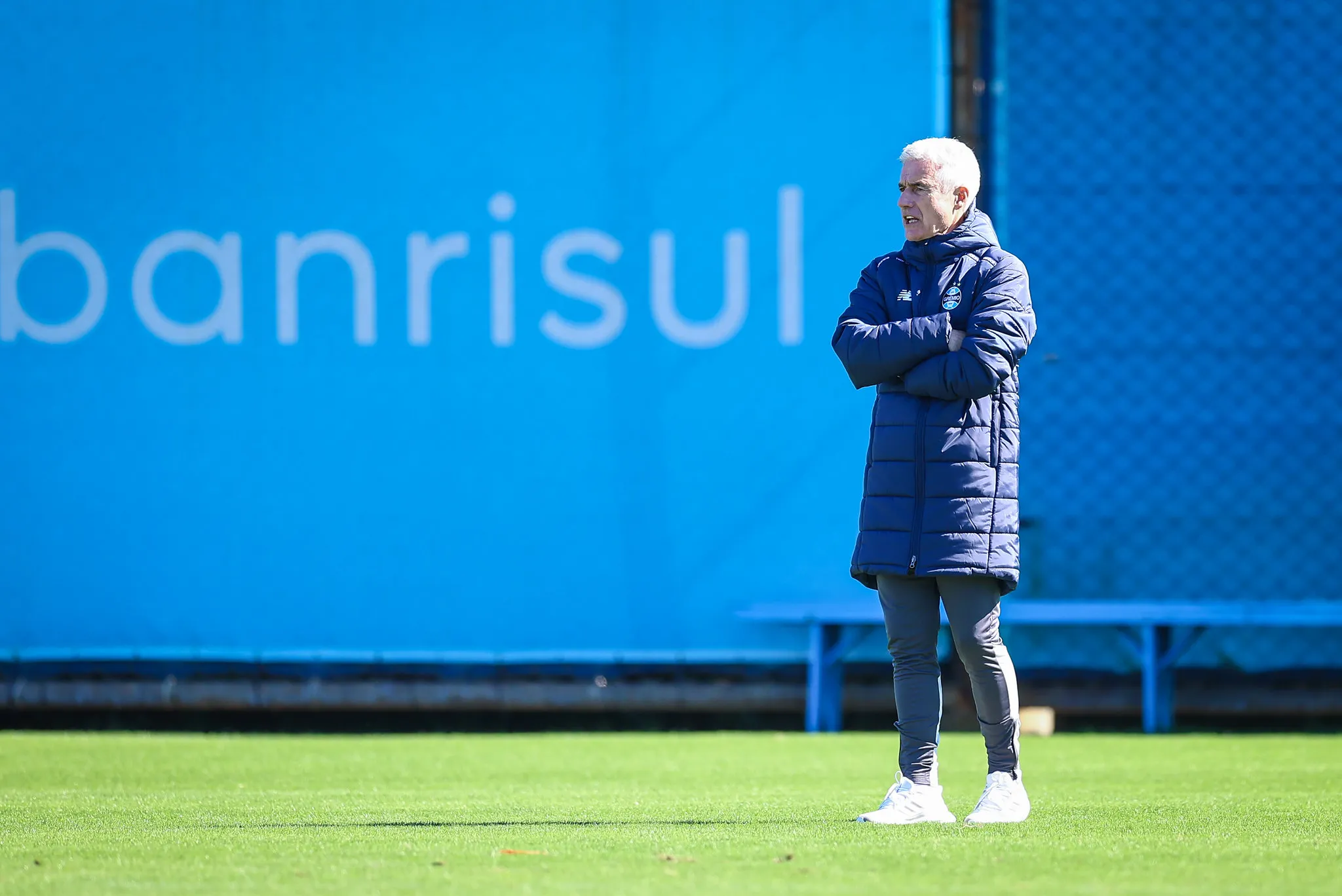 Problemas ofensivos tem sido uma grande dor de cabeça para Luis Castro – Foto: Lucas Uebel/Grêmio FBPA