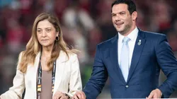 Leila Pereira ao lado do presidente da CBF