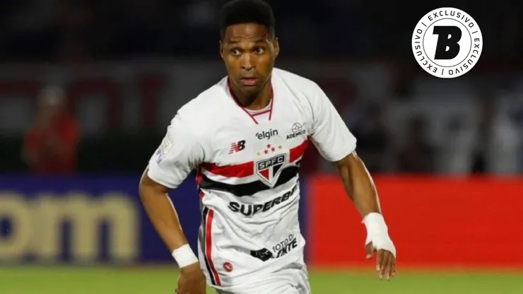 Lateral tem contrato até 2027 com o Tricolor - Foto: Rubens Chiri/São Paulo FC