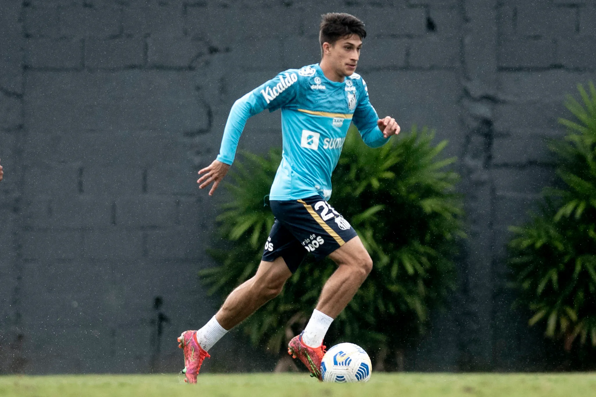 Pirani foi revelado no CT Rei Pelé em 2020 e foi negociado com clube da MLS há dois anos – Foto: Ivan Storti/Santos FC