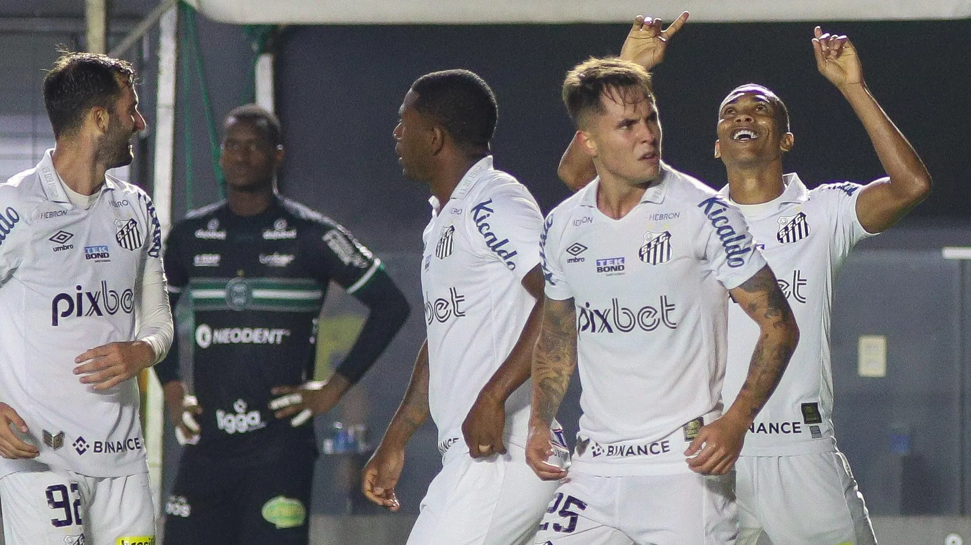 Jogadores do Santos