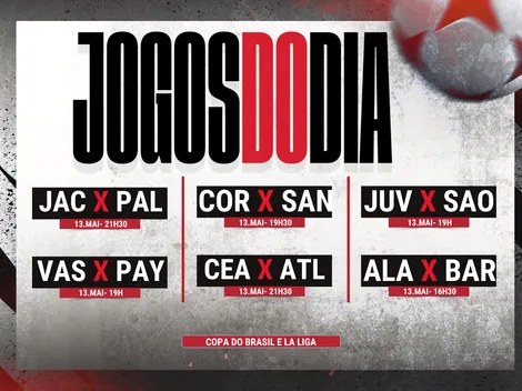 SPFC, Vasco, Peixe, Verdão e Galo jogam nesta quarta