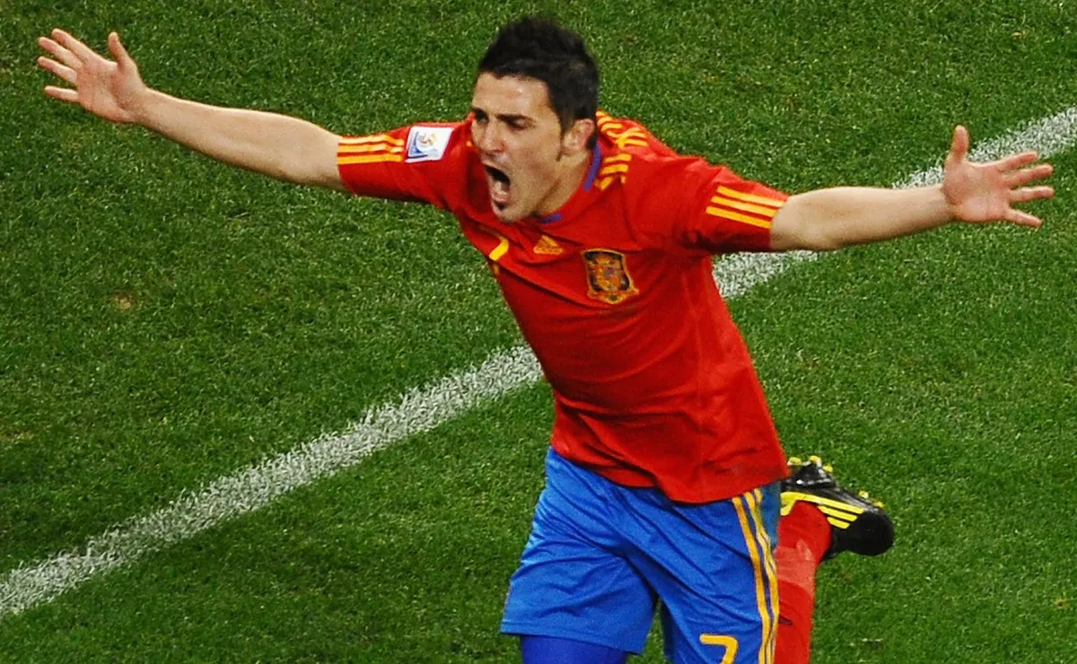David Villa comandou ofensivamente a melhor geração da Espanha e entrou para a história dos Mundiais