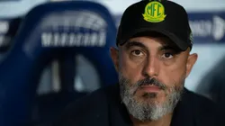 Rafael Guanaes técnico do Mirassol durante partida contra o Fluminense. Foto: Jorge Rodrigues/AGIF