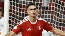 RS - PORTO ALEGRE - 12/05/2026 - COPA DO BRASIL 2026, INTERNACIONAL X ATHLETIC CLUB - Rafael Borre jogador do Internacional comemora seu gol durante partida contra o Athletic Club no estadio Beira-Rio pelo campeonato Copa Do Brasil 2026. Foto: Roberto Vinicius/AGIF