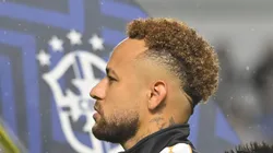 Neymar jogador do Santos durante partida contra o Bragantino no estadio Vila Belmiro pelo campeonato Brasileiro A 2026. Foto: Jota Erre/AGIF