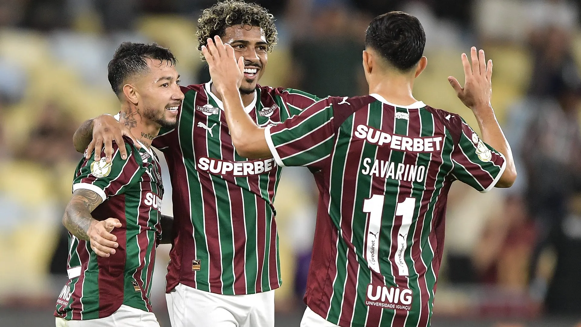 Jogadores do Fluminense