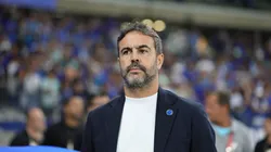 Artur Jorge durante o jogo do Cruzeiro