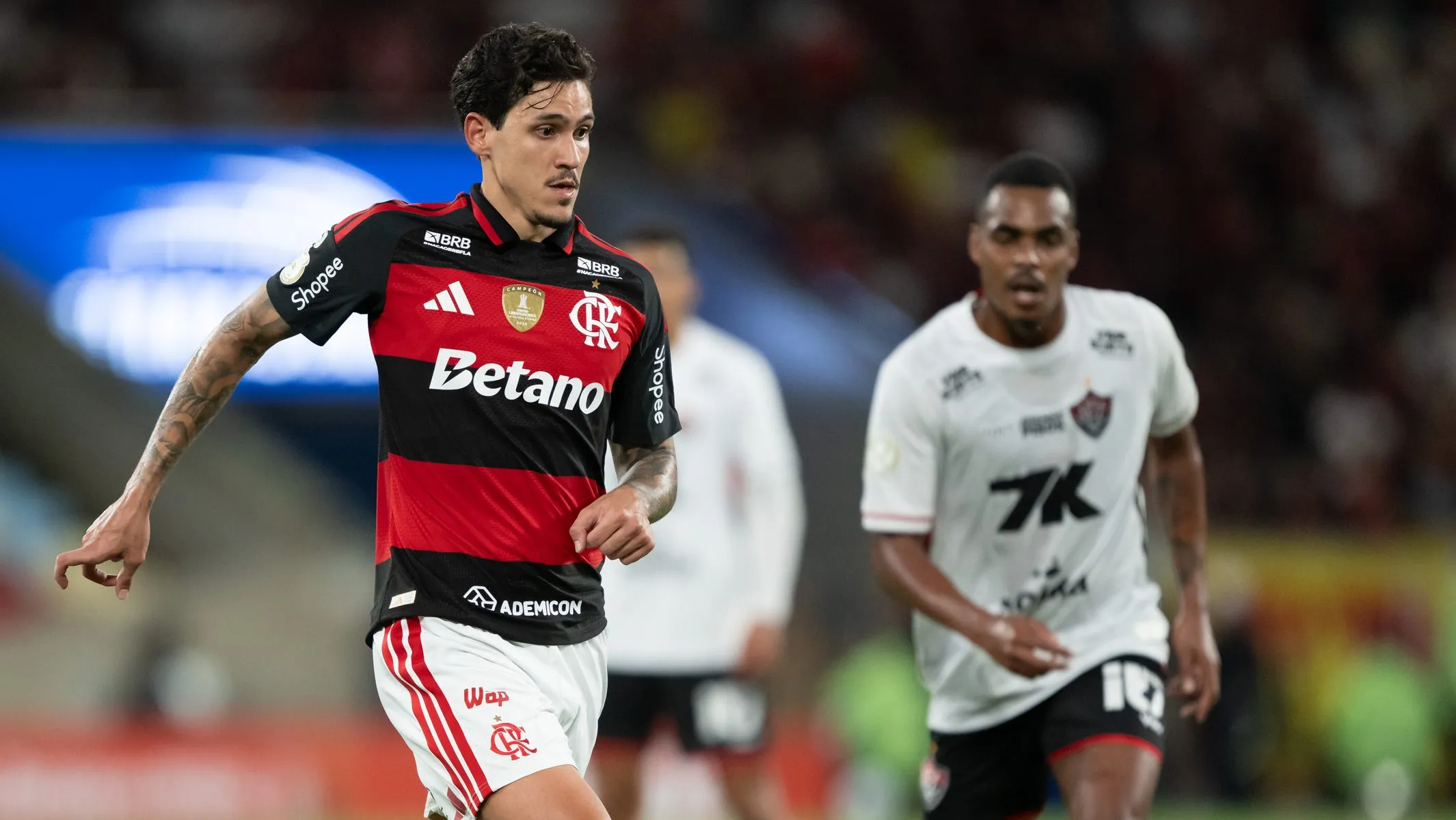 Vitória x Flamengo. Foto: Jorge Rodrigues/AGIF