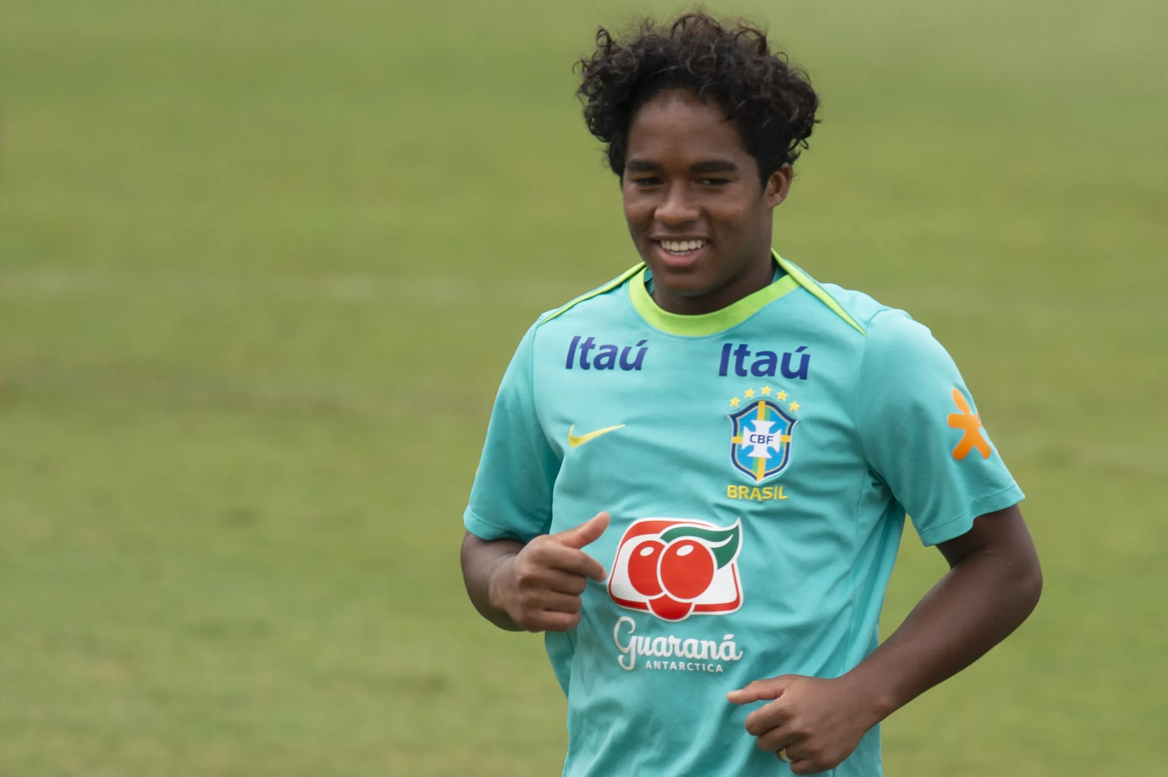 Endrick vai usar as instalações do Real visando a Copa do Mundo. Foto: Anderson Romao/AGIF