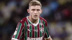 Castillo recebeu uma entrada dura. Foto: Marcelo Gonçalves/Fluminense F.C.