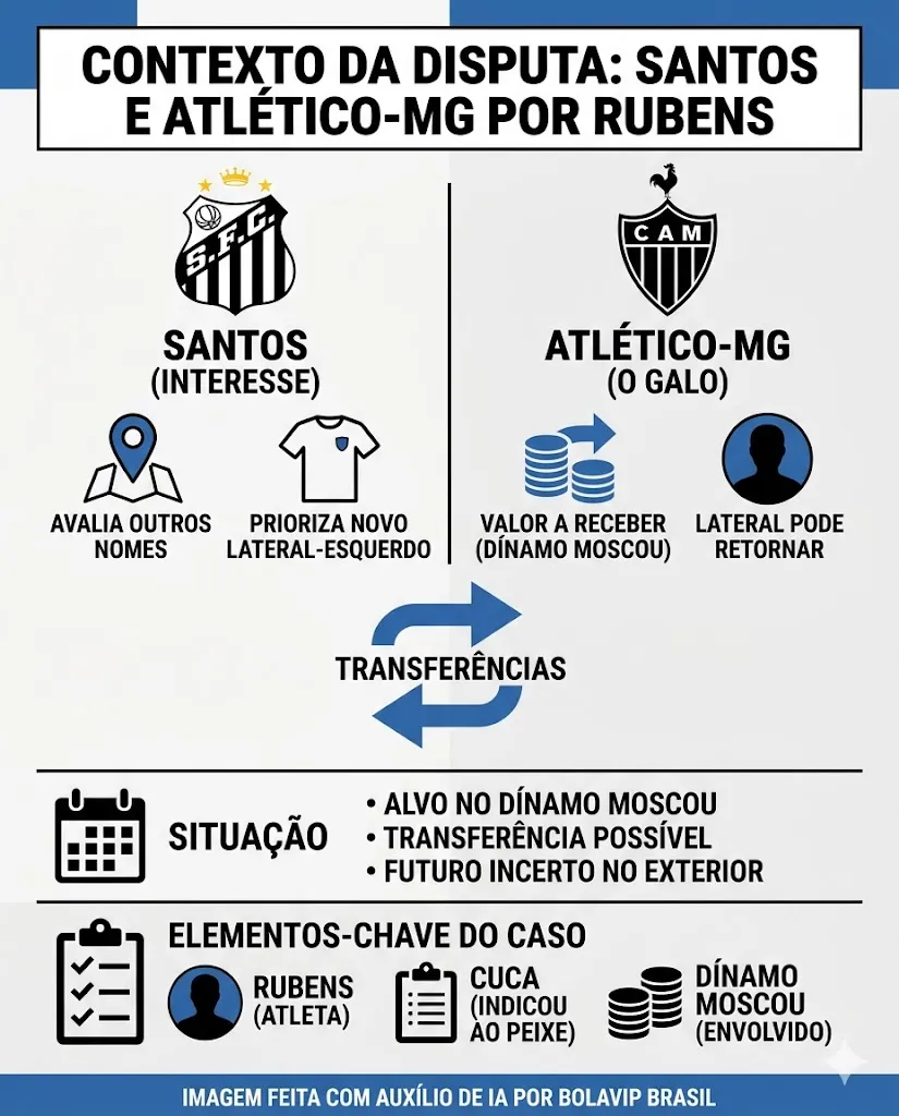 Infográfico - Foto: gerada com auxílio de IA pelo Bolavip Brasil.