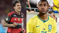 Pedro e Rayan disputam vaga na Seleção Brasileira - Fotos: Thiago Ribeiro/AGIF e Julio Aguilar/Getty Images