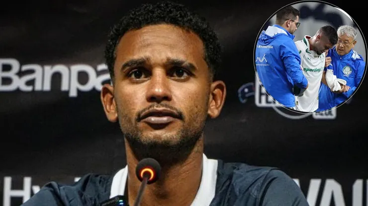 Zé Ricardo, do Remo, corre risco de 'gancho' pesado por entrada dura em Andreas Pereira no empate em Belém - Fotos: Victor Miranda/Remo e César Greco/Ag. Palmeiras