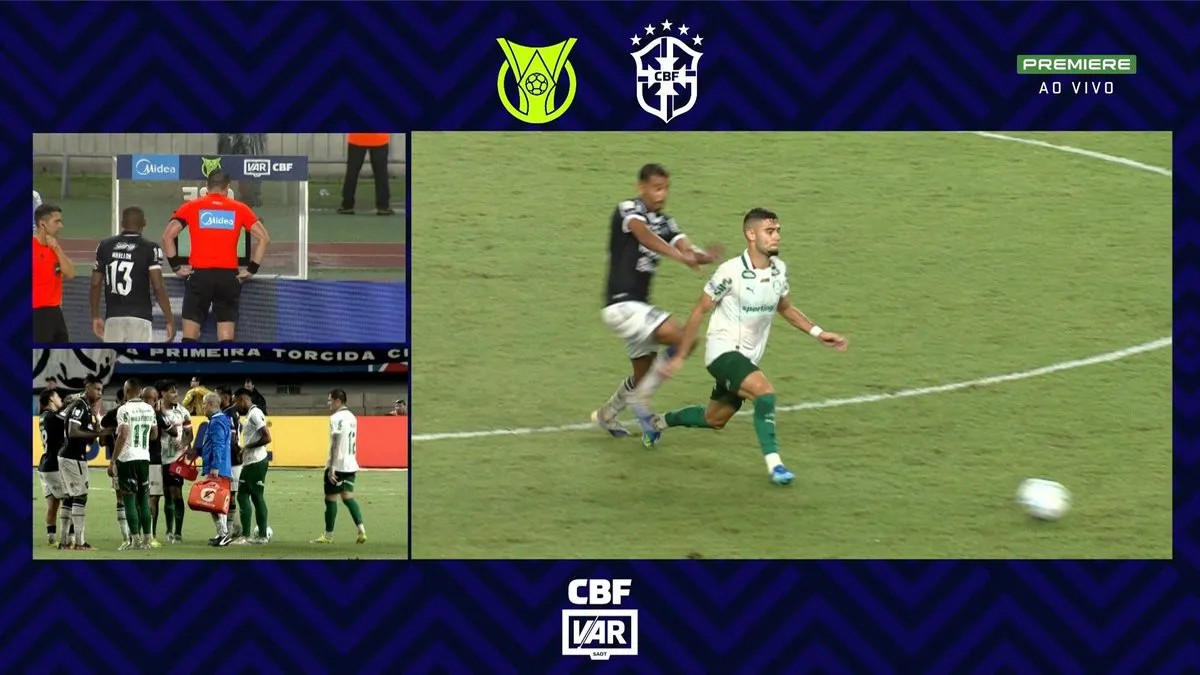Expulsão de Zé Ricardo contra o Palmeiras fez STJD denunciar volante do Remo em dois artigos do CBJD – Foto: Reprodução/Premiere