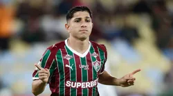 Savarino durante partida do Fluminense diante do Operário