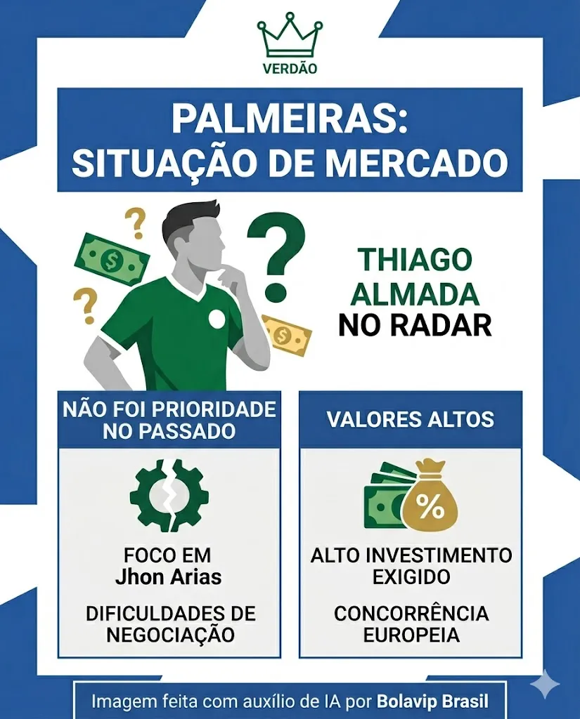 Infográfico - Foto: gerada com auxílio de IA pelo Bolavip Brasil.