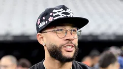 Memphis Depay jogador do Corinthians antes da partida contra o Sao Paulo no estadio Arena Corinthians pelo campeonato Brasileiro A 2026. Foto: Marcello Zambrana/AGIF