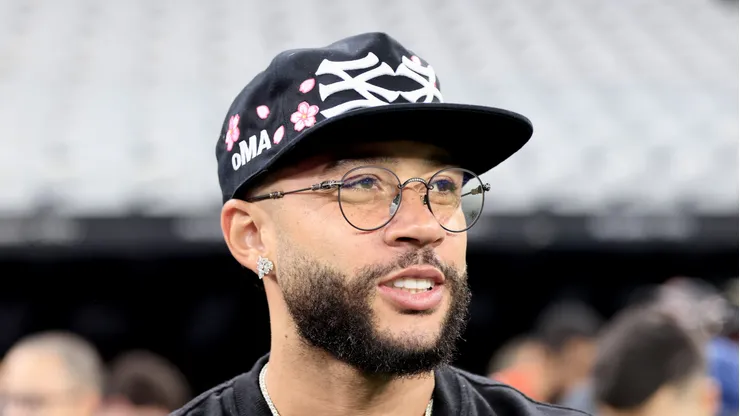 Memphis Depay jogador do Corinthians antes da partida contra o Sao Paulo no estadio Arena Corinthians pelo campeonato Brasileiro A 2026. Foto: Marcello Zambrana/AGIF