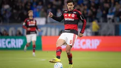 Pedro (Flamengo) durante jogo contra o Grêmio, no dia 10.05.2026. Foto: Associated Press / Alamy