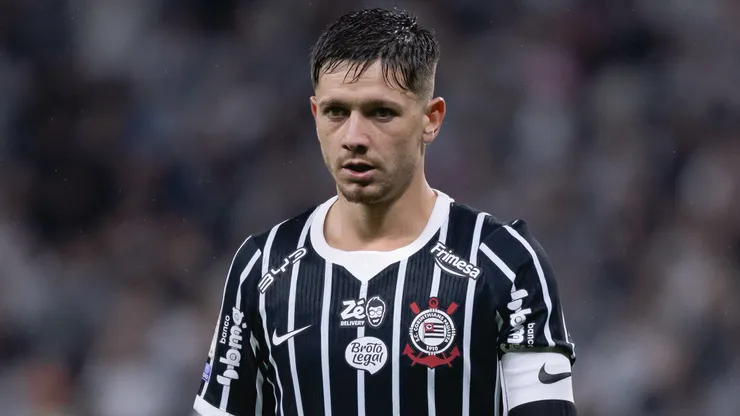 Rodrigo Garro jogador do Corinthians durante partida contra o São Paulo. Foto: Ettore Chiereguini/AGIF