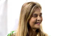 Leila Pereira presidente do Palmeiras durante partida contra o Gremio no estadio Arena Barueri pelo campeonato Brasileiro A 2026. Foto: Marcello Zambrana/AGIF
