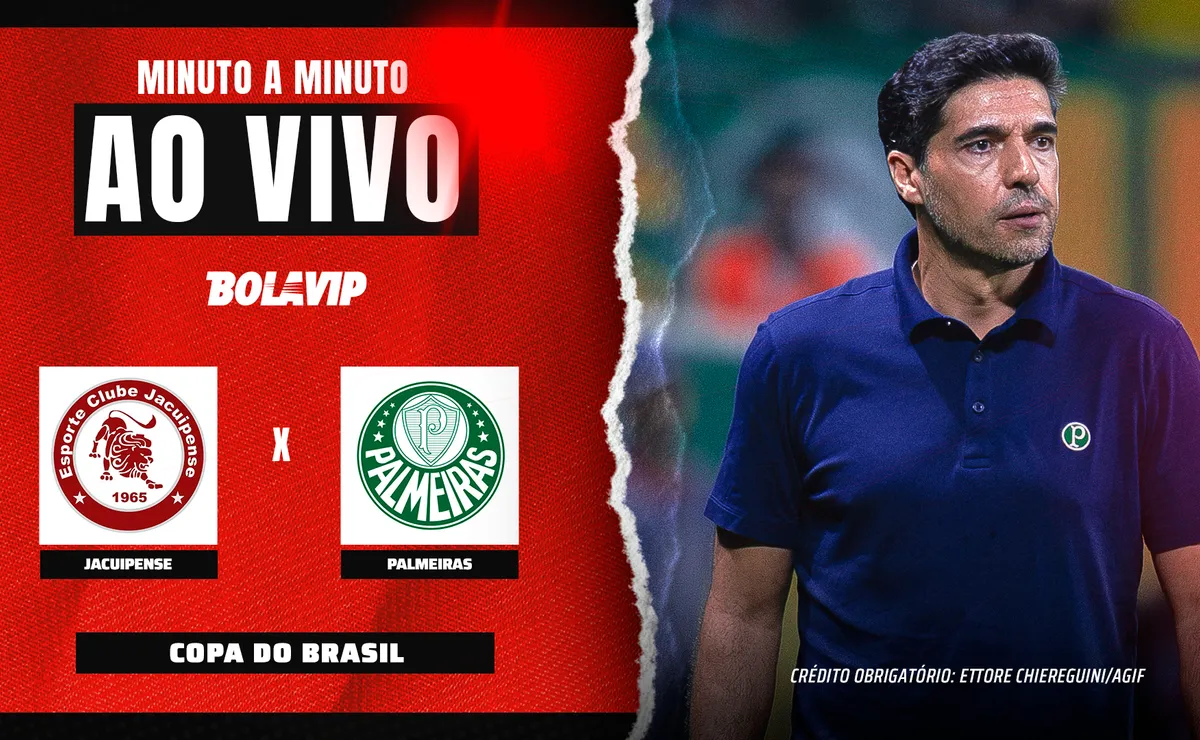 Jacuipense x Palmeiras AO VIVO – 0 x 3 – Erick Belé amplia o placar pela Copa do Brasil