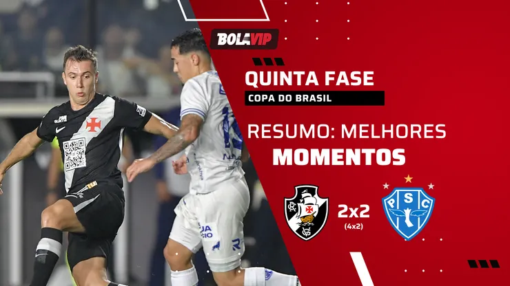 Vasco empata com o Paysandu, mas se classifica na Copa do Brasil. Foto: Thiago Ribeiro/AGIF