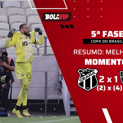 Atlético-MG marca no fim, vence nos pênaltis e avança contra o Ceará
