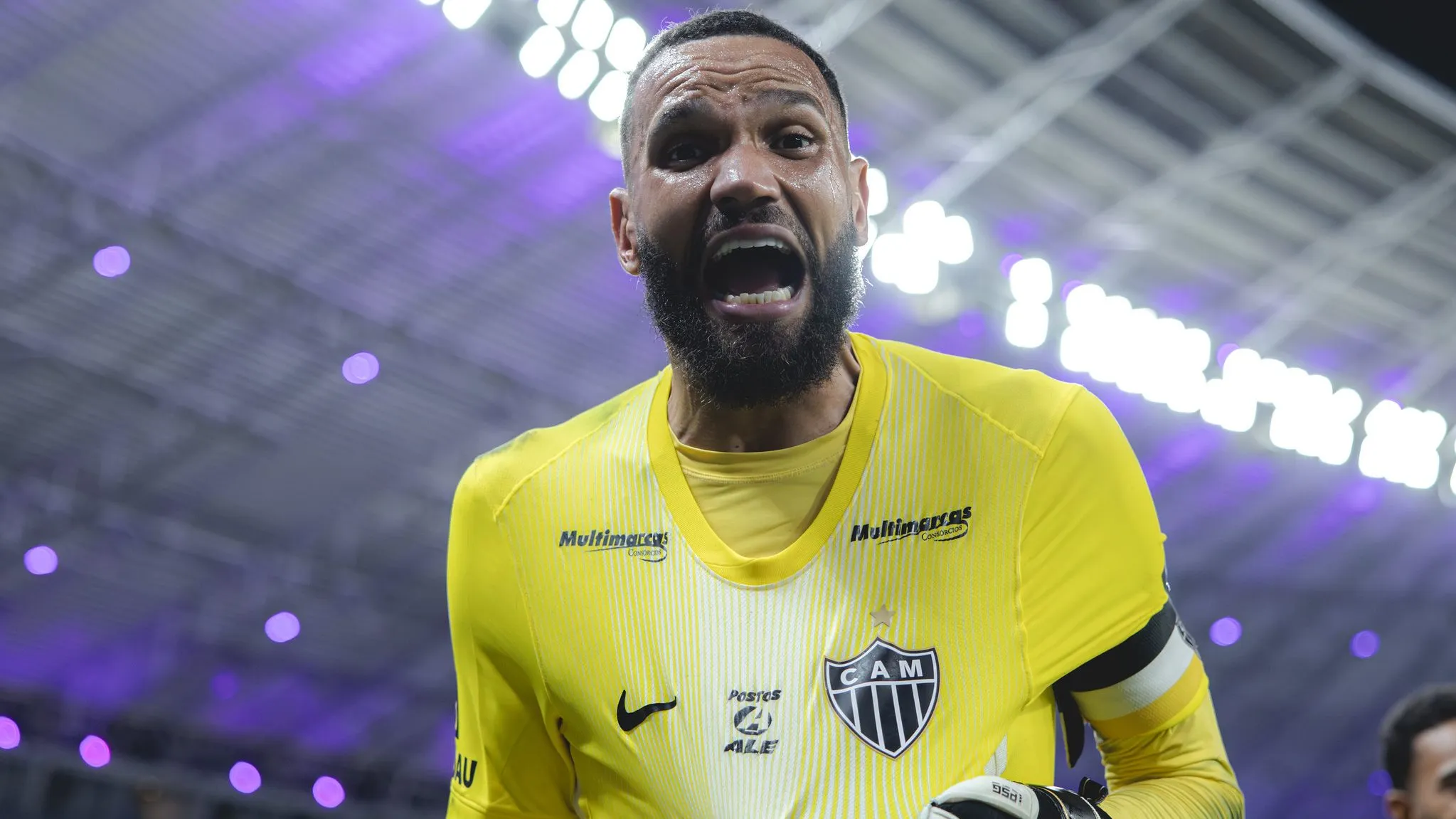 Everson foi o herói da noite atleticana no Ceará – Foto: Pedro Souza / Atlético