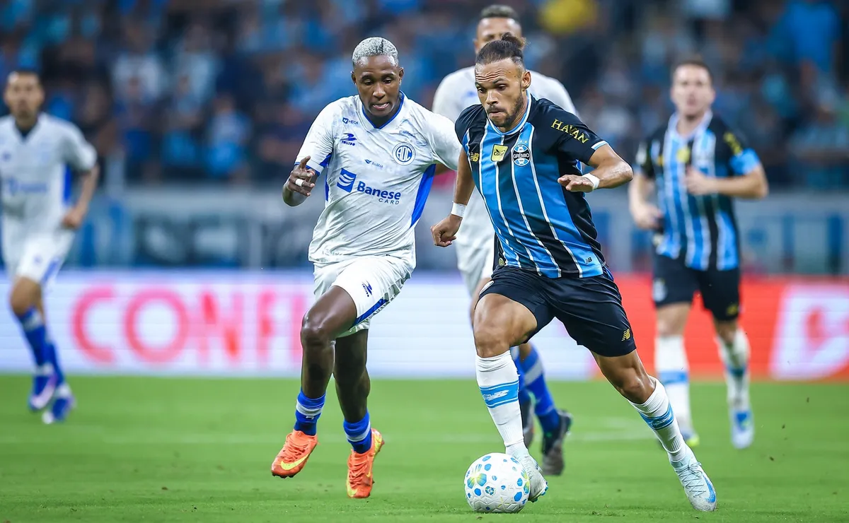 Grêmio terá seis desfalques na partida de volta contra o Confiança pela Copa do Brasil