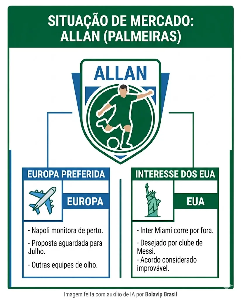 Infográfico - Foto: gerada com auxílio de IA pelo Bolavip Brasil.