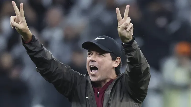 Diniz durante clássico Majestoso realizado em Itaquera