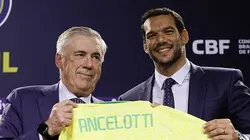 Ancelotti na Seleção Brasileira. Foto: Rafael Ribeiro/CBF